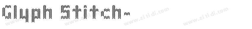 Glyph Stitch字体转换